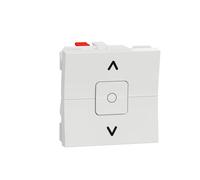 Schneider Electric - Unica - interrupteur volet-roulant - 3 touches - 6A - 2 mod - Blanc - méca seul - NU320818