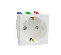 Schneider Electric - Unica - prise 2P+T - DE - connexion rapide - Blanc - méca seul - NU305718