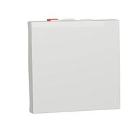 Schneider Electric - Unica - va-et-vient - 10A - connex rapide - 2 mod - Blanc - emballage en boîte - NU320318F
