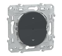 Schneider Electric - Wiser Ovalis - interrupteur volet-roulant - 4A - zigbee - Anthracite - S340567W