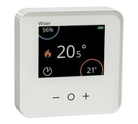 SCHNEIDER ELECTRIC Wiser Thermostat d'ambiance Zigbee,Batt.AA,blanc,Disp.