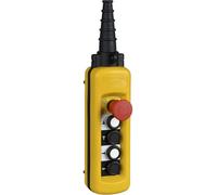 Schneider Electric XACA49141 Boîte à boutons pendante pour arrêt durgence jaune 1 pc(s) Single