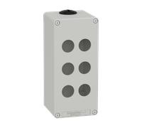 Schneider Electric XAPD3506 Boite vide grise 6 trous 22mm