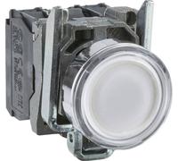 Schneider Electric XB4BW31B5 Harmony XB4BW31B5 Bouton-poussoir actionneur plat 1 bouton blanc décrochage par pression 1 pc(s)
