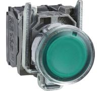 Schneider Electric XB4BW33B5 Harmony XB4BW33B5 Bouton-poussoir actionneur plat 1 bouton vert décrochage par pression 1 pc(s)