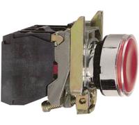 Schneider Electric XB4BW34B5 Harmony XB4BW34B5 Bouton-poussoir actionneur plat 1 bouton rouge décrochage par pression 1 pc(s)