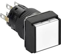 Schneider Electric XB6ECF1B2P XB6ECF1B2P Bouton-poussoir lumineux à accrochage 250 V 3 A à rappel (Ø) 16 mm IP65 1 pc(s)