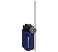 Schneider Electric XCKS159 ex OsiSwitch Plastique Interrupteur de position format standard, 6 mm thermoplastique tige ronde, tête rotative, 1NC+1NO, brusque, Pg13