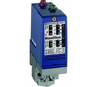 Schneider Electric XMLB020A2S11 XMLB Détecteur de Pression Électromécanique, 20 Bar, 113 mm Hauteur, 35 mm Largeur, 75 mm Profondeur, 0.1-3 A, 300-500V