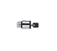 Schneider Electric ZB4BG4 Harmony Tête de Bt-Tournant à Clé, Position de Retrait de la ans Toutes les Positions, 2 Positions, 22 mm Diamètre de Fixation, Noir