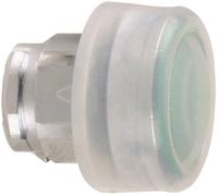 Schneider Electric ZB4BP3 Harmony ZB4BP3 Bouton-poussoir avec capot de protection, actionneur plat 1 bouton vert décrochage par