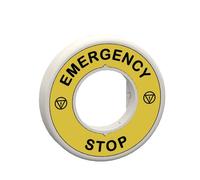 ZBY9W3B330 - Panneau Arrêt d'urgence/arrêt d'urgence, 2 LED blanches/rouges,