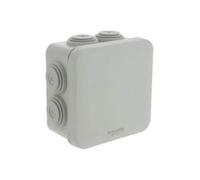Schneider ENN05002 - Boîte de dérivation 65x65x45mm - à embouts IP55 - Mureva Box - Gris