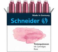 Schneider Etui De 6 Cartouches D'encre Pour Stylo Plume Pastel Rose
