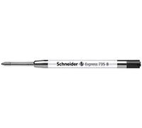Schneider Express 735 B Recharge internationale grande capacité pour stylo bille Noir/permanent/ISO 12757-2 G2 Lot de 10