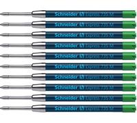 Schneider Express 735 M Recharge internationale grande capacité pour stylo bille Encre permanente verte Lot de 10