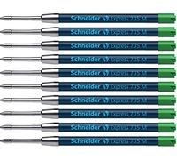 Schneider Express 735 M Recharge internationale grande capacité pour stylo bille Encre permanente verte Lot de 10