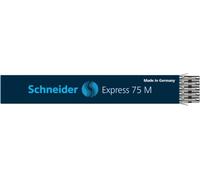 Schneider Express 75 Recharge stylo bille Pointe M/noir/permanent/ISO 12757-2 A2 Lot de 10