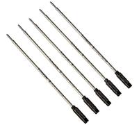 Schneider Express 785 Lot de 5 Recharges métalliques pour stylos à bille Qualité Premuim Format Cross Encre noir indélébile