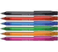 Schneider Fave Stylo bille rétractable M/bleu Coloris divers Lot de 50