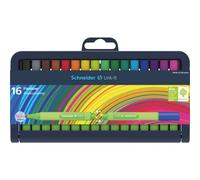 Schneider Feutre Fineliner Link-It 0,4 Assorti Étui Chevalet Box 16