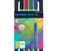SCHNEIDER Fineliner Line-Up, 4 pièces, assorties