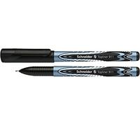 Schneider Fineliner Topliner 911 Stylo roller Pointe remplaçable 0,4 mm Noir Lot de 10