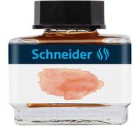 Schneider Flacon En Verre 15 Ml Encre Liquide Pour Stylo Plume Pastel Abricot