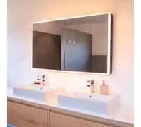 Schneider GLOW classic Armoire de toilette, 2 portes, 182.120.02.41, PLU1 120/2/HCL