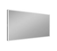 Schneider GLOW HCL miroir lumineux, éclairage LED tout autour, 1600x760mm, 166.360.01.4101, Couleur: Noir mat avec système de sonorisation