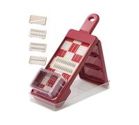 Schneider Hachoir alimentaire 4 en 1 | Râpe à ail antidérapante pour fromage, oignons, pommes de terre, carottes, ail, cuisine, maison et restaurant