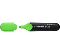 Schneider Surligneur Job 1504 rechargeable, pointe biseautée, tracé 1–4 mm, Vert
