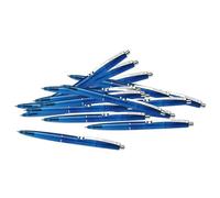 Schneider K20 Icy Colours Lot de 20 stylos à bille rétractables, mine indélébile, épaisseur de trait M, couleur d'écriture bleue