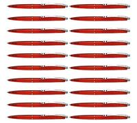 Schneider K20 Icy Colours (Stylo bille rétractable, M) Lot de 20, Rouge