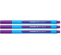 Schneider Kugelschreiber Slider Edge, largeur de trait XB, largeur de trait 1,4 mm, violet (Lot de 3)