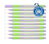 Schneider Line-Up Lot de 10 feutres finelins triangulaires, épaisseur de trait 0,4 mm, boîtier en plastique biobasé pastel violet