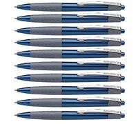 Schneider Loox Stylo Bille rétractable Bleu Taille M, Bleu, 10er Set
