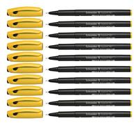 Schneider Lot De 10 Feutres Fineliner Topliner 967 04 Jaune