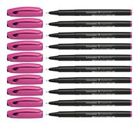 Schneider Lot De 10 Feutres Fineliner Topliner 967 04 Rose
