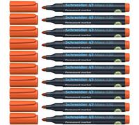 Schneider Lot De 10 Marqueurs Permanent Maxx 130 Orange