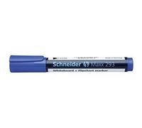 Schneider Lot De 10 Marqueurs Rechargeables Maxx 293 Pour Tableau/Chevalet 1+4 Mm (Bleu) (Import Allemagne)
