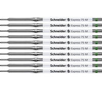 Schneider Lot de 10 recharges pour stylo bille Express 75 M à encre verte permanente (Import Allemagne)