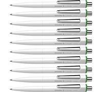 Schneider Lot de 10 stylos à bille rétractables K 3 Biosafe, mine M (Vert)