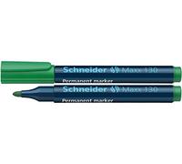 SCHNEIDER Lot de 12 Marqueurs permanent Maxx 130 Pte Ogive 1-3 mm vert