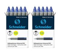 Schneider Lot de 2 boîtes de 5 cartouches pour stylo roller 852 - Taille M - Bleu roi