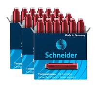 SCHNEIDER stylos cartouches d'encre standard pour stylos sCHNEIDER et autres (rouge
