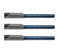 SCHNEIDER Lot de 3 Marqueurs universel Maxx 222 Pte Fine Permanent noir