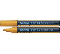 SCHNEIDER Lot de 5 Marqueurs à craie Maxx 265 Pte Ogive 2-3 mm orange
