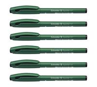 Schneider Lot De 6 Stylos Fibre Topwriter 147 06 Noir