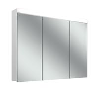 Schneider LOW basic 15 LED Armoire de toilette avec éclairage, 3 portes 30/40/30cm, 995x147x747mm, 171.501.01.02, Exécution: norme CH/corps blanc/4000K